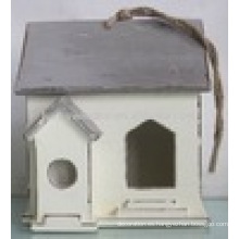 Luckywind Shabby Chic de alta calidad de madera sólida Birdhouse